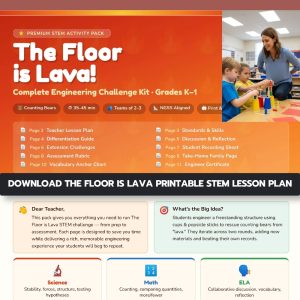 The Floor is Lava STEM Challenge (Premium Activity Pack)