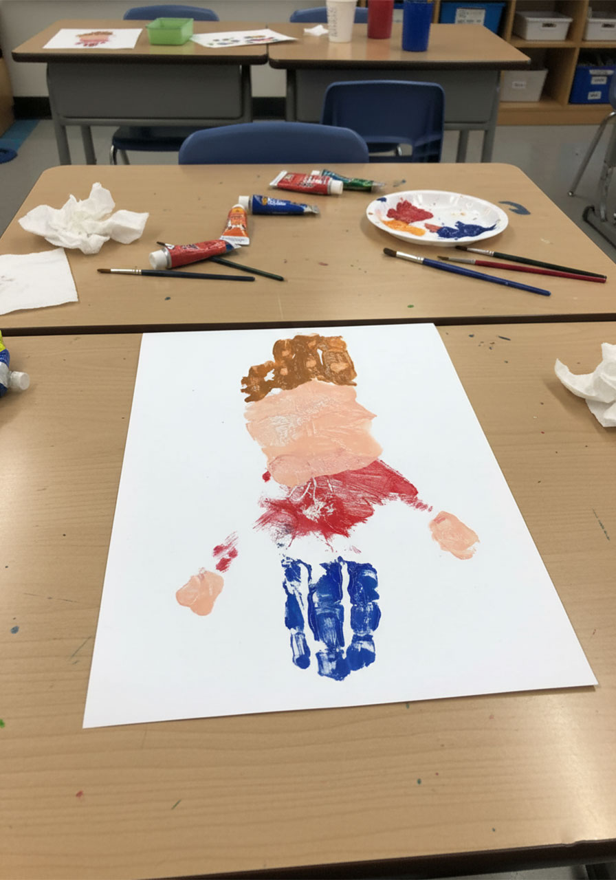 Step 3B: Paint the Head and Hair