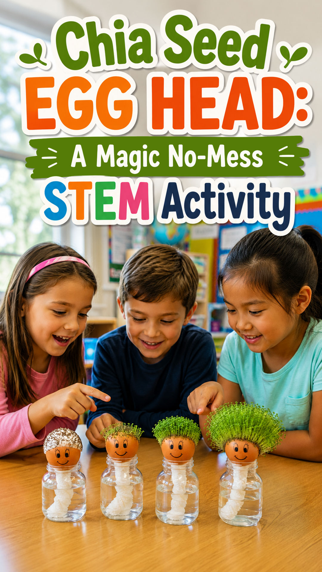 Chia Seed Egg Head: A Magic No-Mess STEM Activity