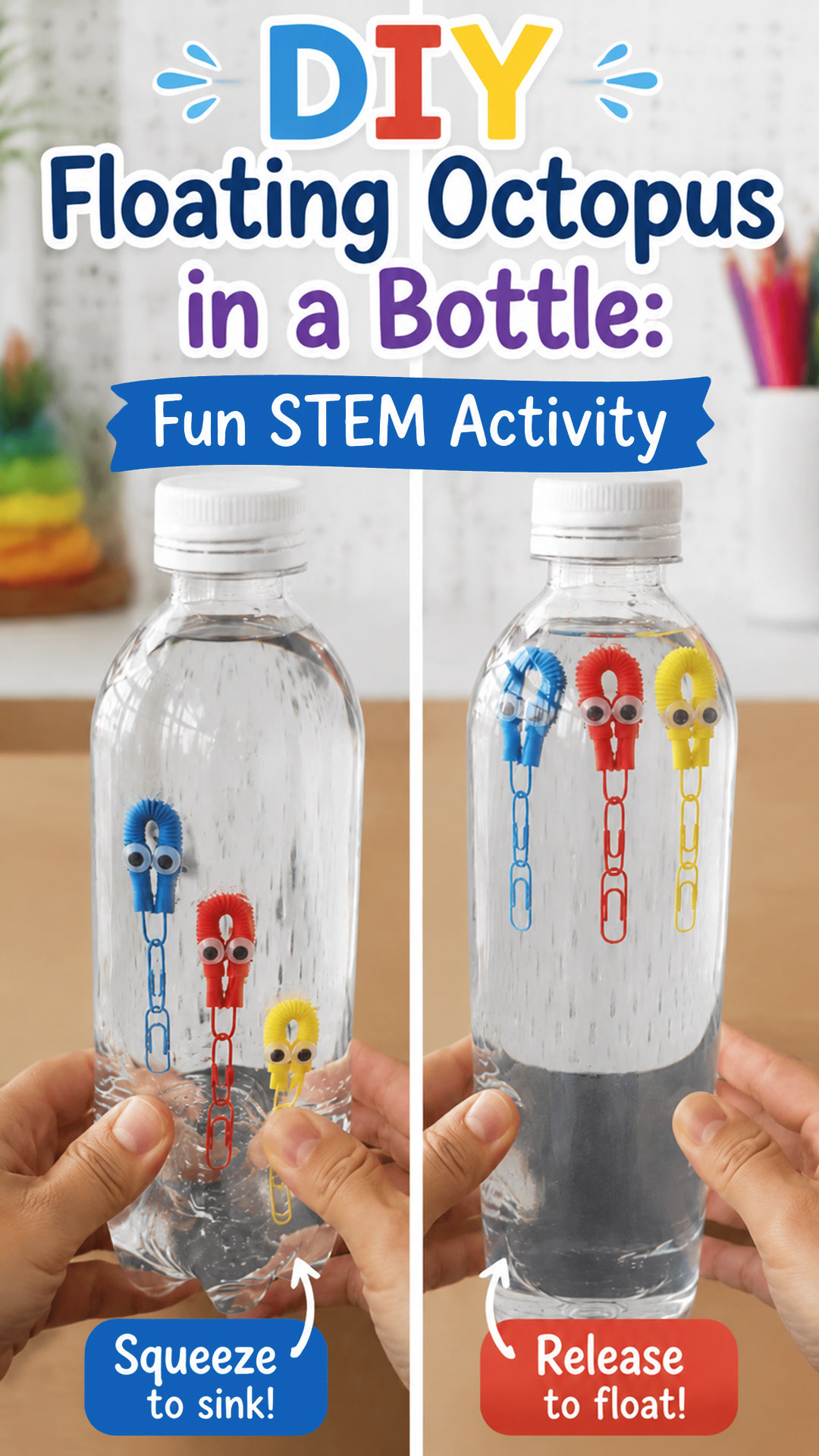 DIY Floating Octopus in a Bottle: Fun STEM Activity
