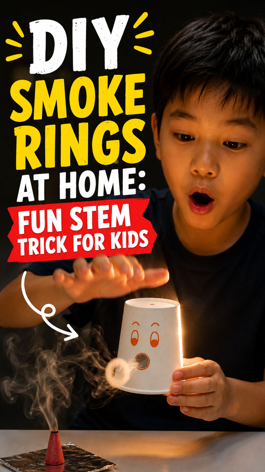 DIY Smoke Rings at Home: Fun STEM Trick for Kids