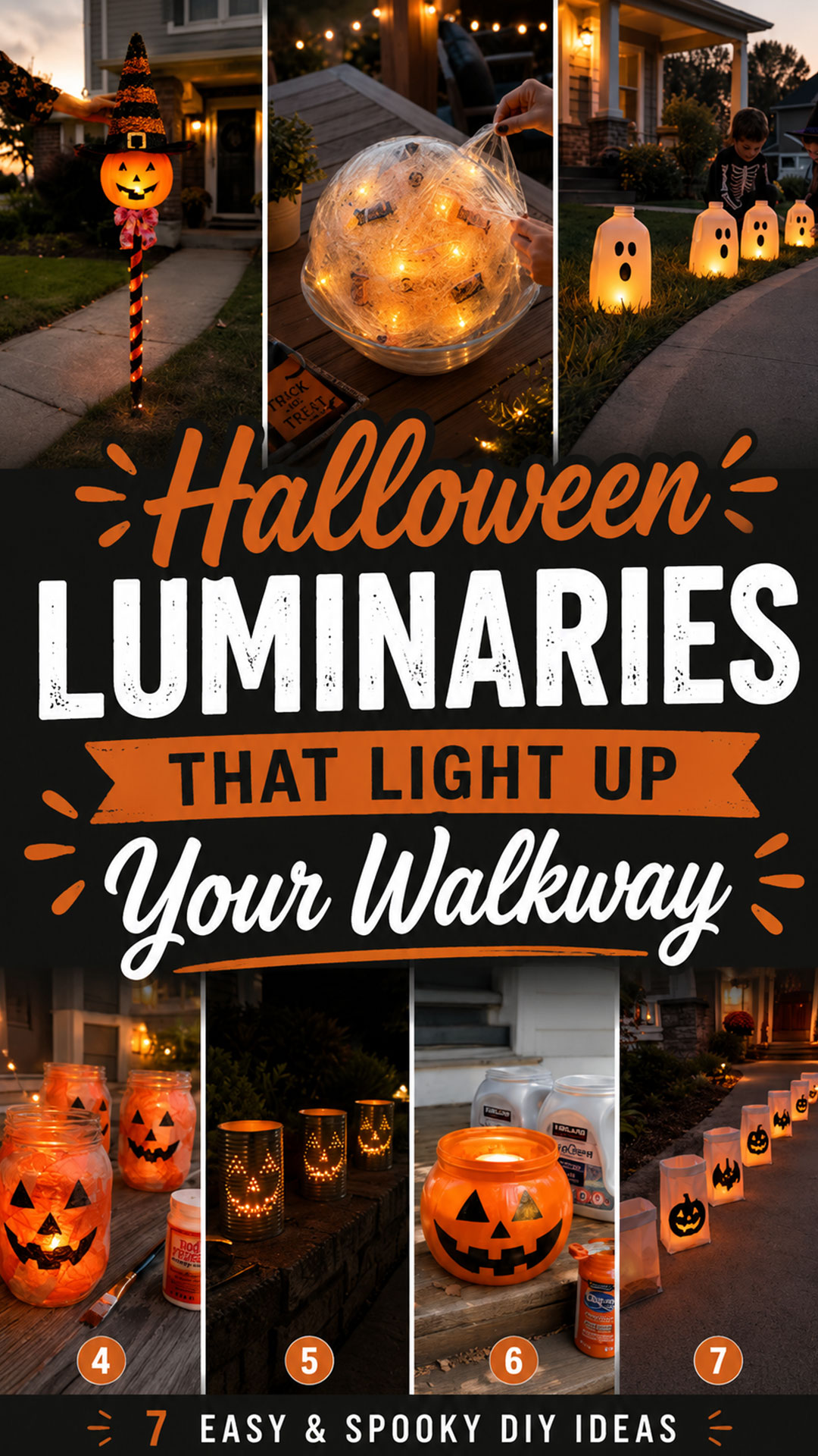 Halloween Luminaries That Light Up Your Walkway