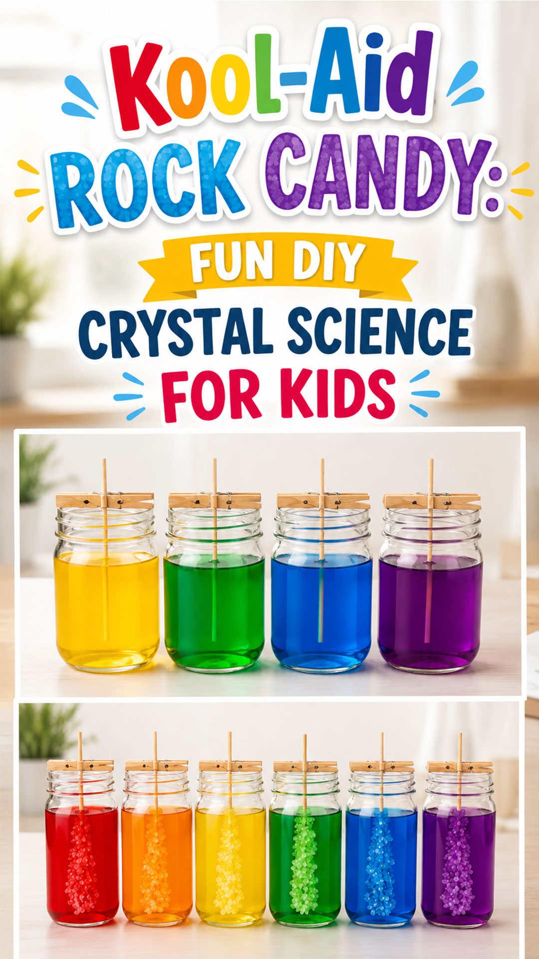 Kool-Aid Rock Candy: Fun DIY Crystal Science for Kids