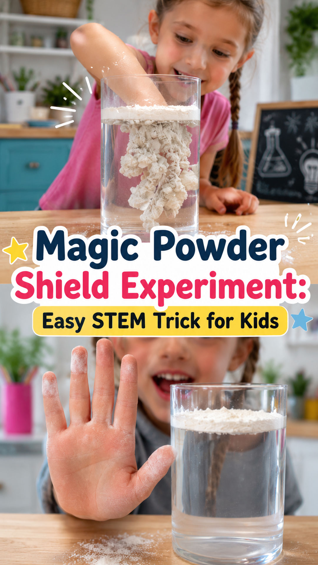 Magic Powder Shield Experiment: Easy STEM Trick for Kids