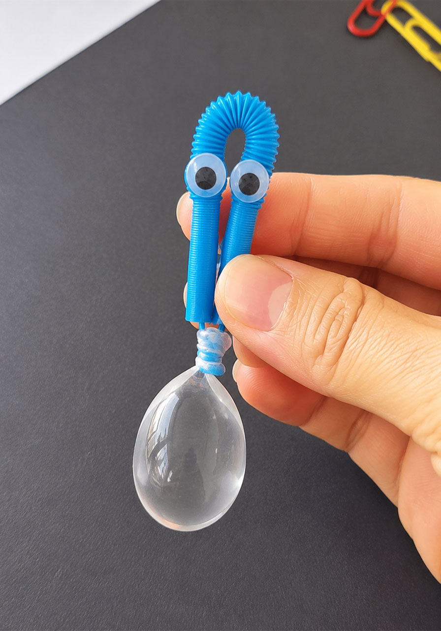 Water balloon variation for reliable floating octopus STEM activity