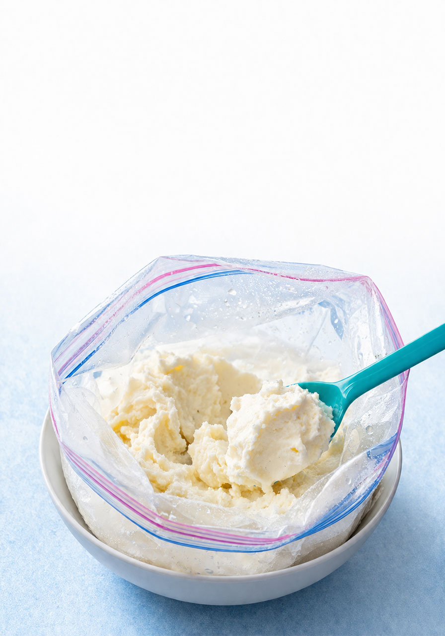 Fun ice cream science experiment for kids Pinterest pin image