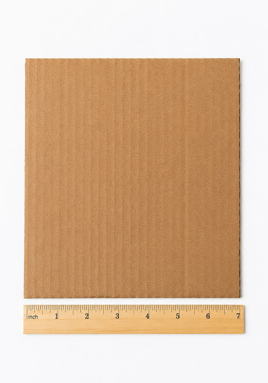 Cardboard square base cut to 7 inches for a preschool static electricity experiment